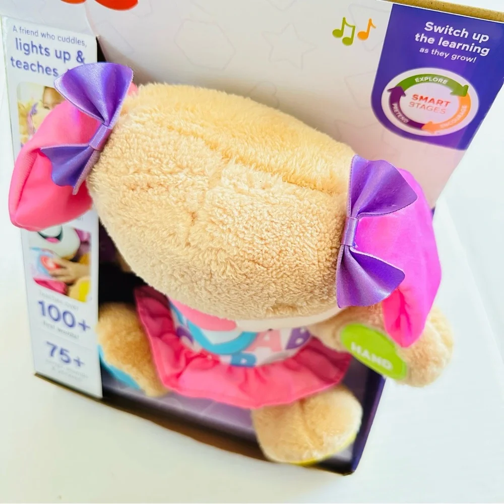 Fisher-Price Laugh & Learn Smart Stages Puppy Plush Learning Toy for Baby Infant
